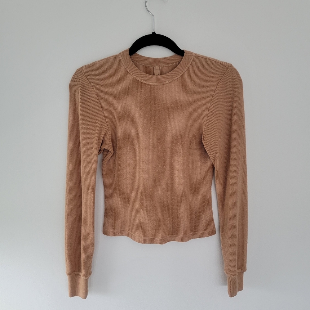 Kim Kardashian's SKIMS Waffle Thermal Top Size XS